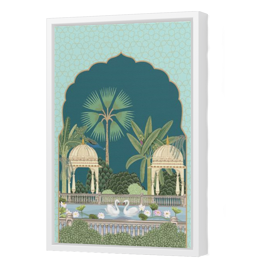 Thumbnail for Canvas - White Floating Frame