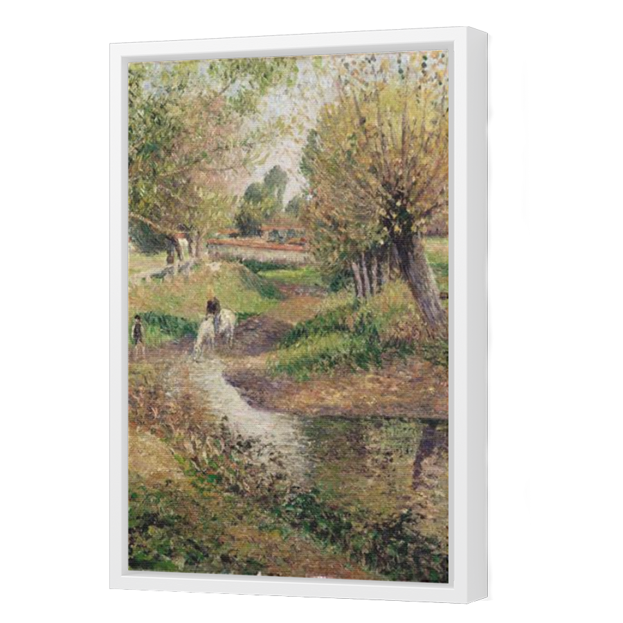Thumbnail for Canvas - White Floating Frame