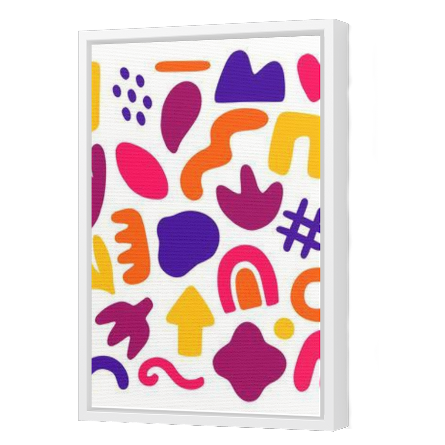 Thumbnail for Canvas - White Floating Frame