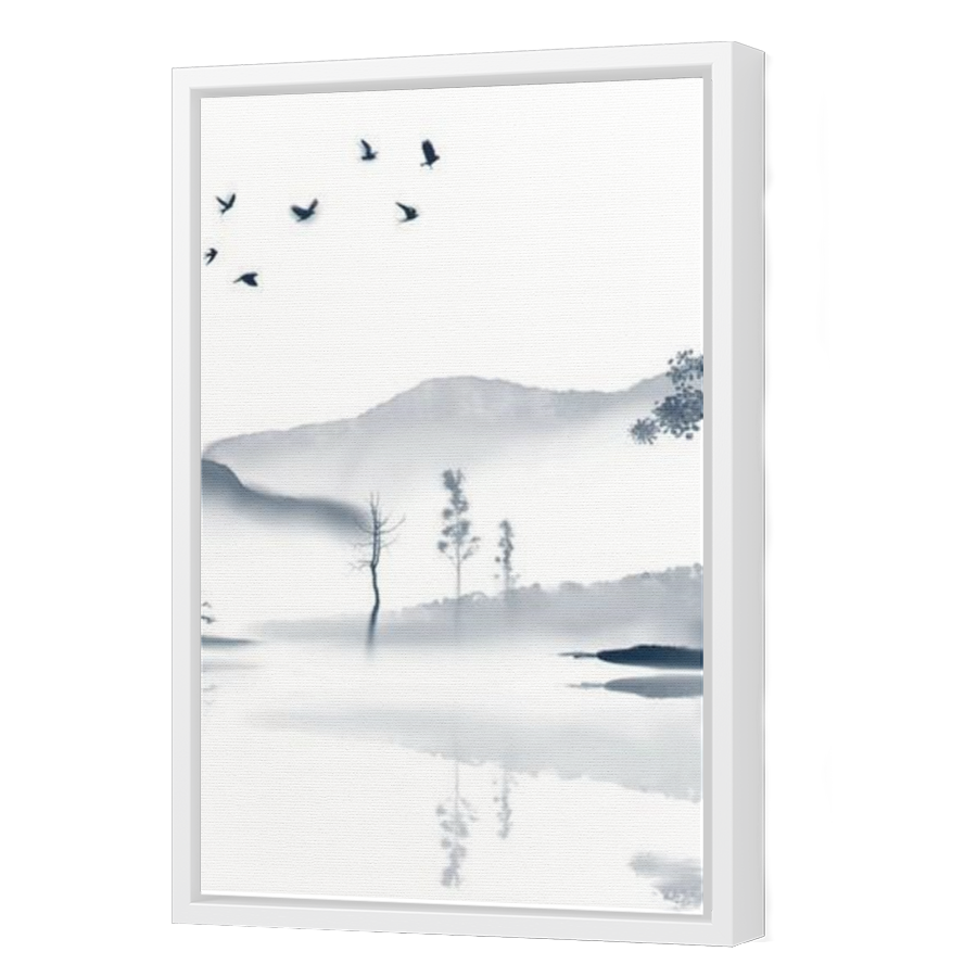 Thumbnail for Canvas - White Floating Frame