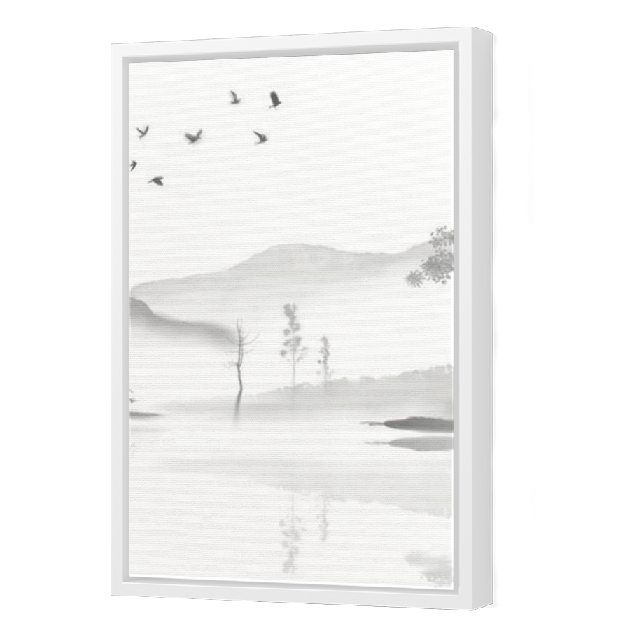 Thumbnail for Canvas - White Floating Frame