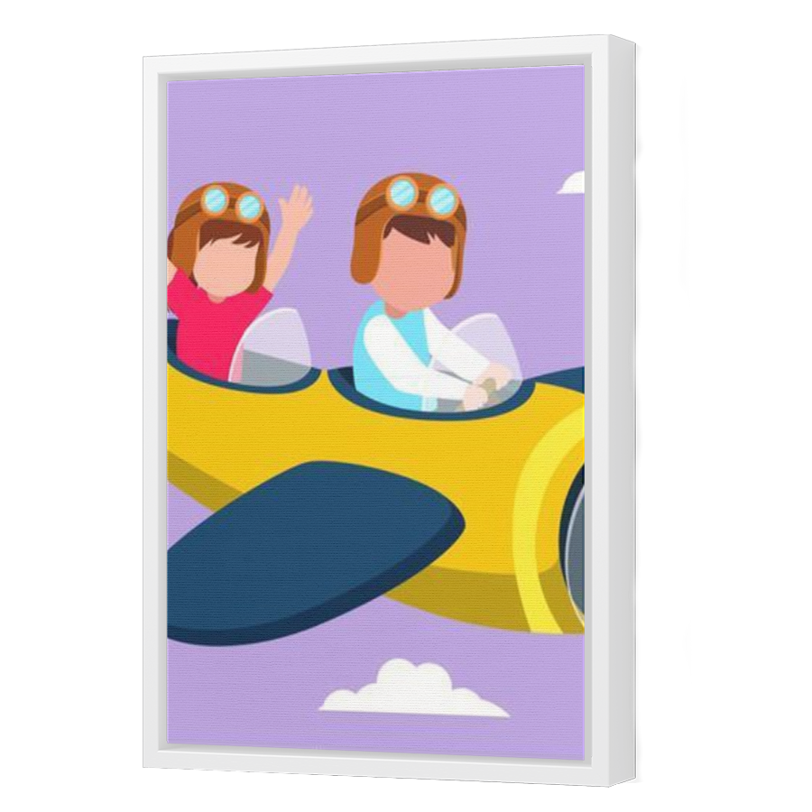 Thumbnail for Canvas - White Floating Frame