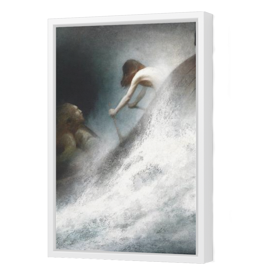 Thumbnail for Canvas - White Floating Frame