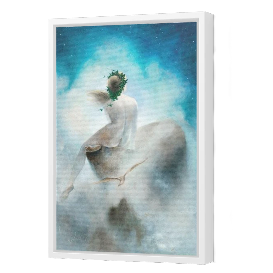 Thumbnail for Canvas - White Floating Frame