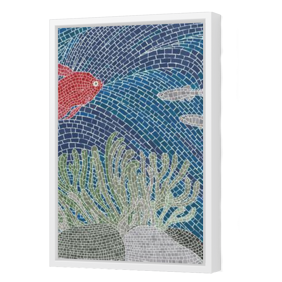 Thumbnail for Canvas - White Floating Frame