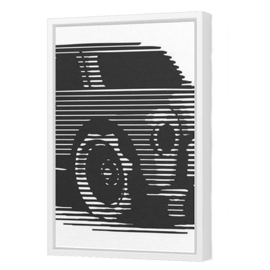 Thumbnail for Canvas - White Floating Frame