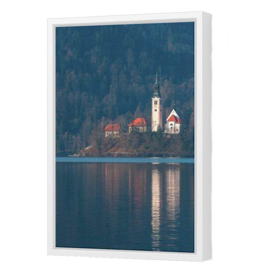 Thumbnail for Canvas - White Floating Frame
