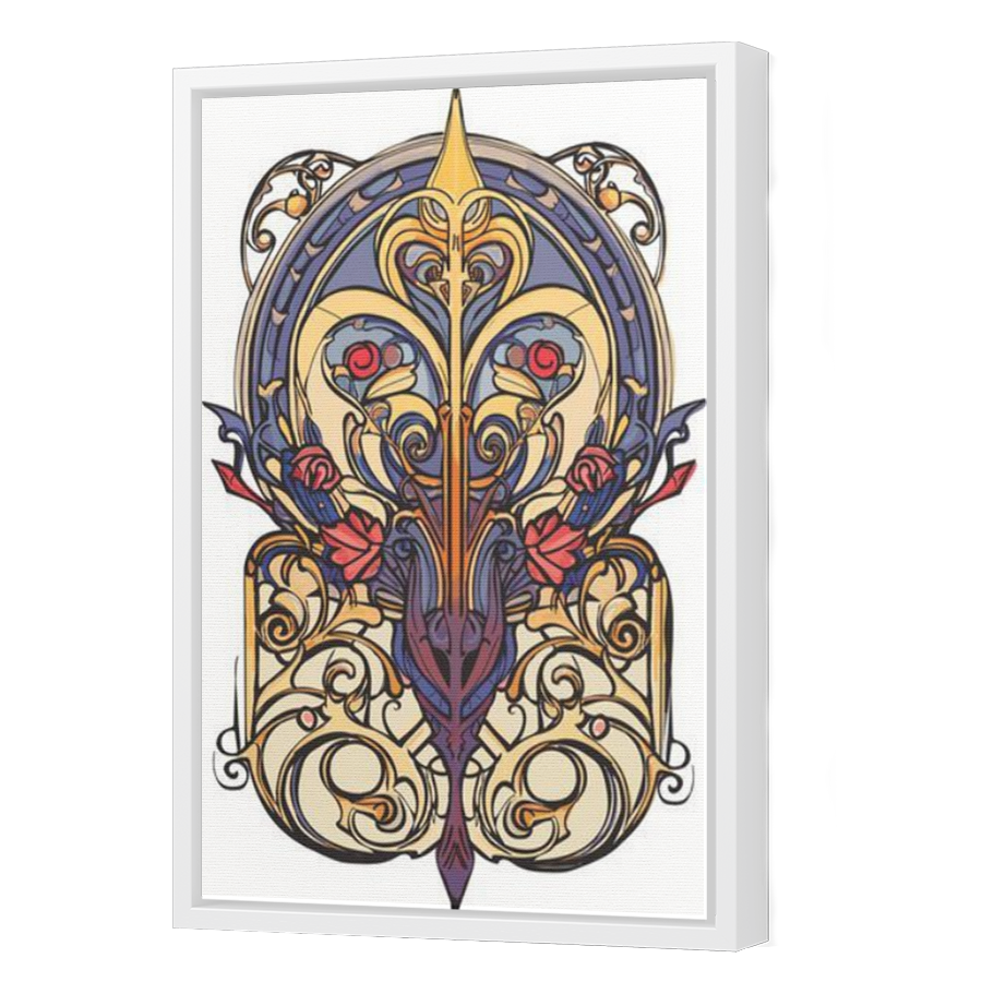 Thumbnail for Canvas - White Floating Frame