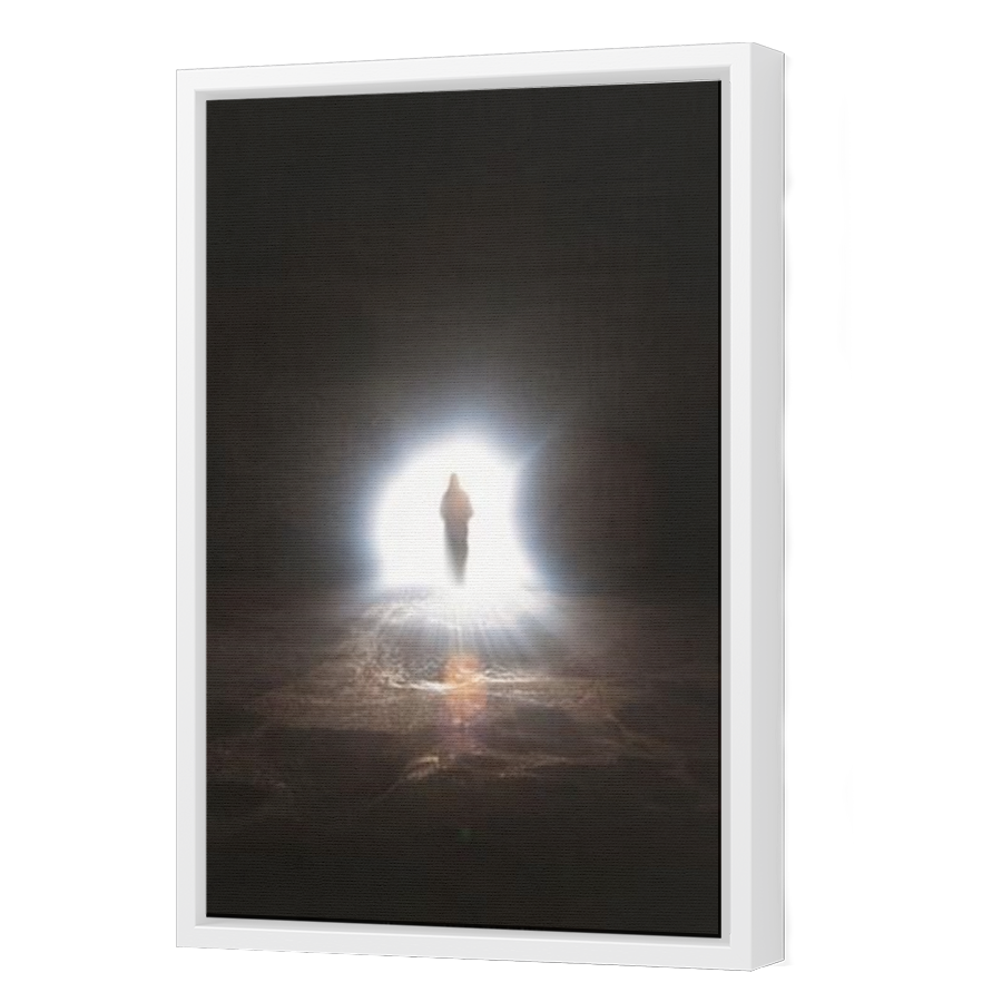 Thumbnail for Canvas - White Floating Frame