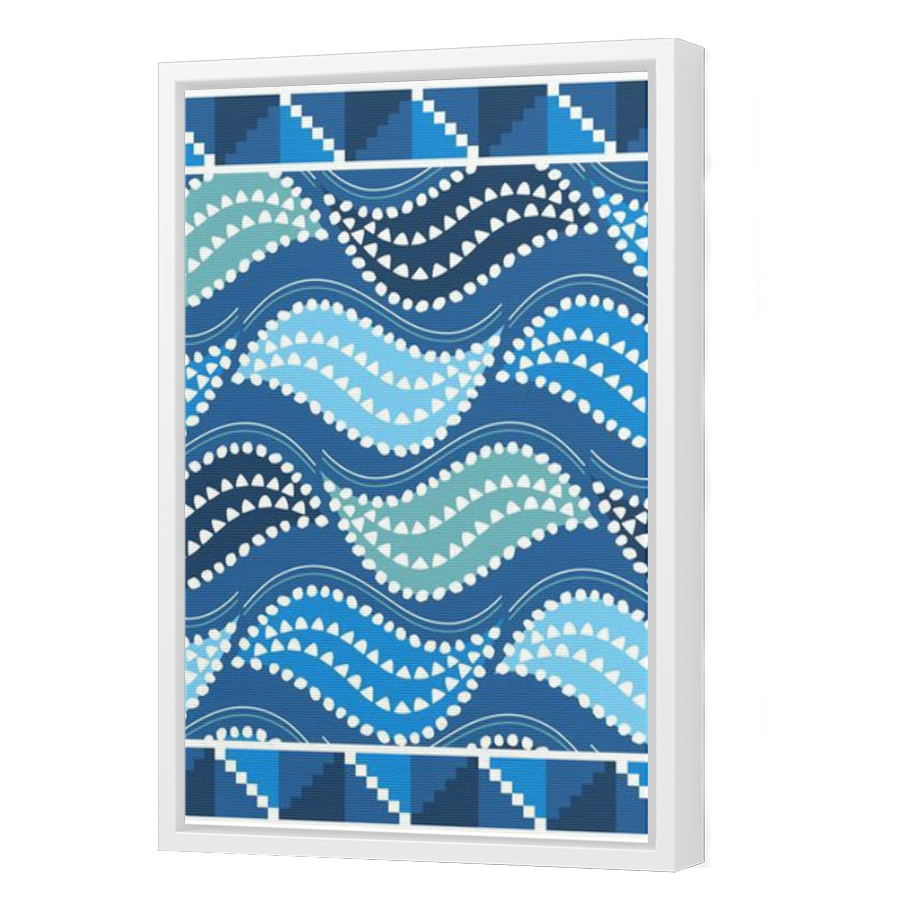 Thumbnail for Canvas - White Floating Frame