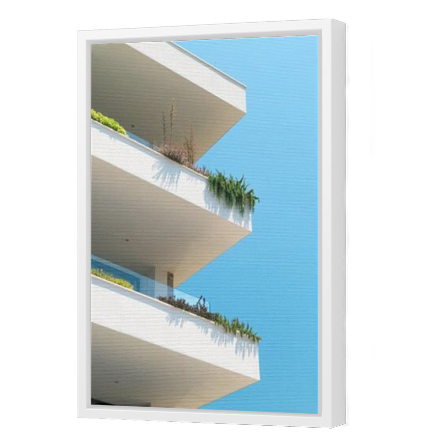 Thumbnail for Canvas - White Floating Frame