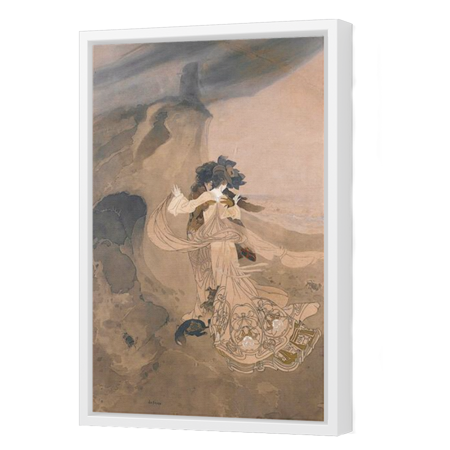 Thumbnail for Canvas - White Floating Frame