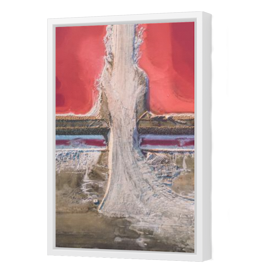 Thumbnail for Canvas - White Floating Frame