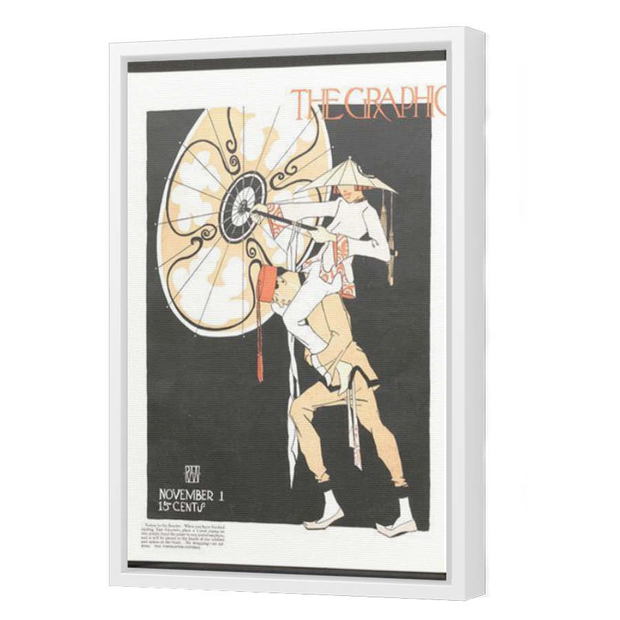 Thumbnail for Canvas - White Floating Frame