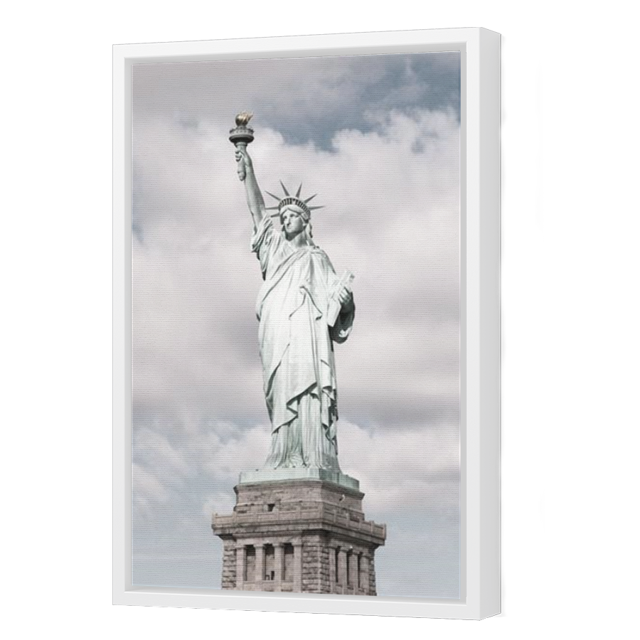 Thumbnail for Canvas - White Floating Frame