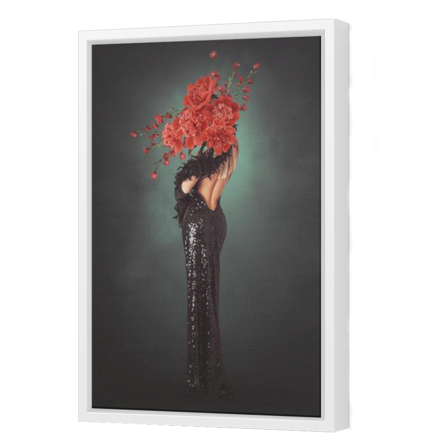Thumbnail for Canvas - White Floating Frame