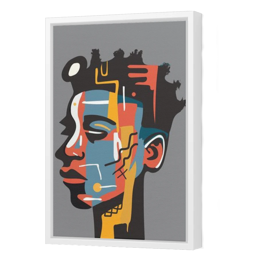 Thumbnail for Canvas - White Floating Frame