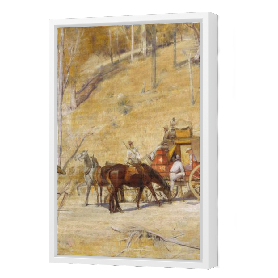 Thumbnail for Canvas - White Floating Frame