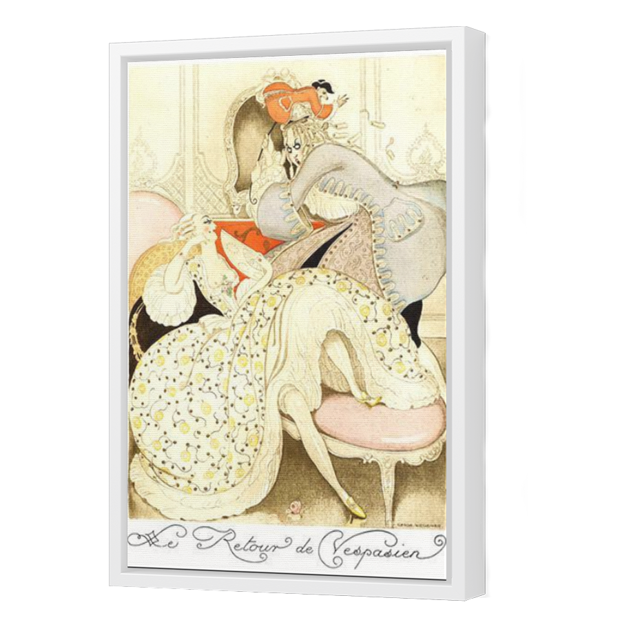 Thumbnail for Canvas - White Floating Frame