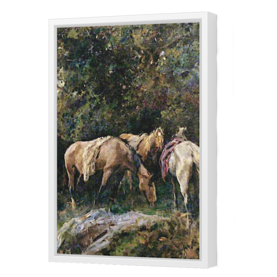 Thumbnail for Canvas - White Floating Frame