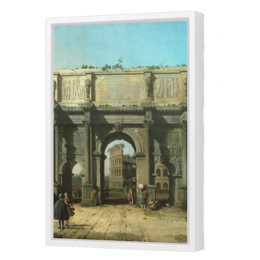 Thumbnail for Canvas - White Floating Frame