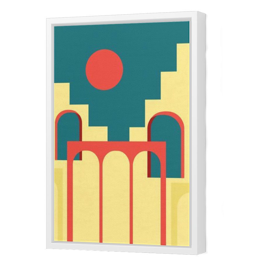 Thumbnail for Canvas - White Floating Frame