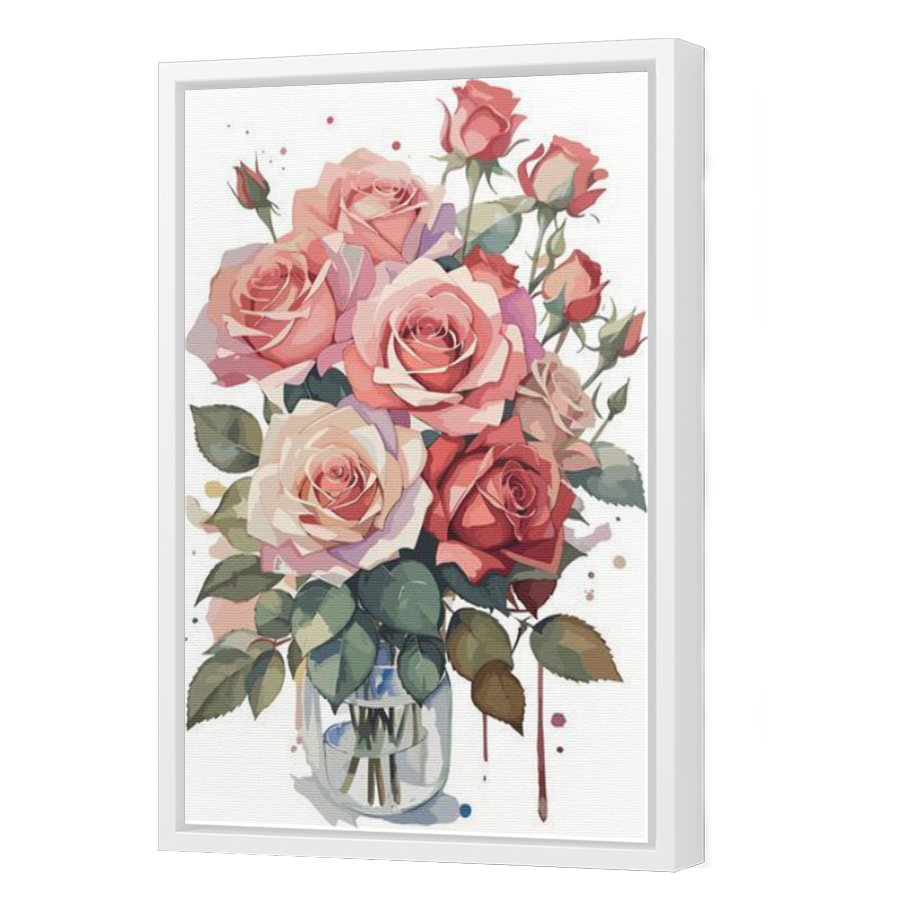 Thumbnail for Canvas - White Floating Frame
