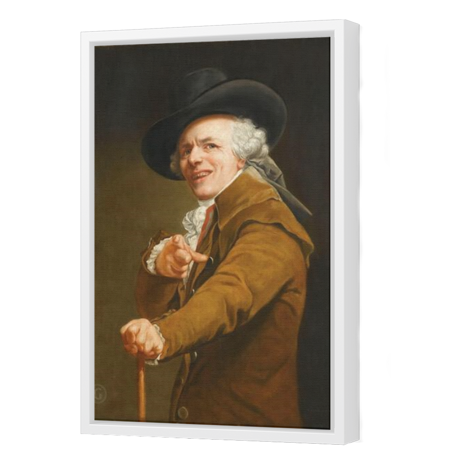 Thumbnail for Canvas - White Floating Frame