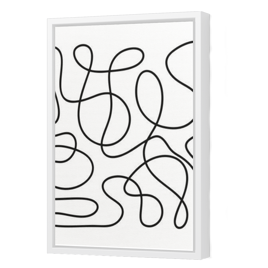 Thumbnail for Canvas - White Floating Frame