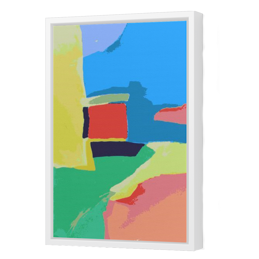 Thumbnail for Canvas - White Floating Frame