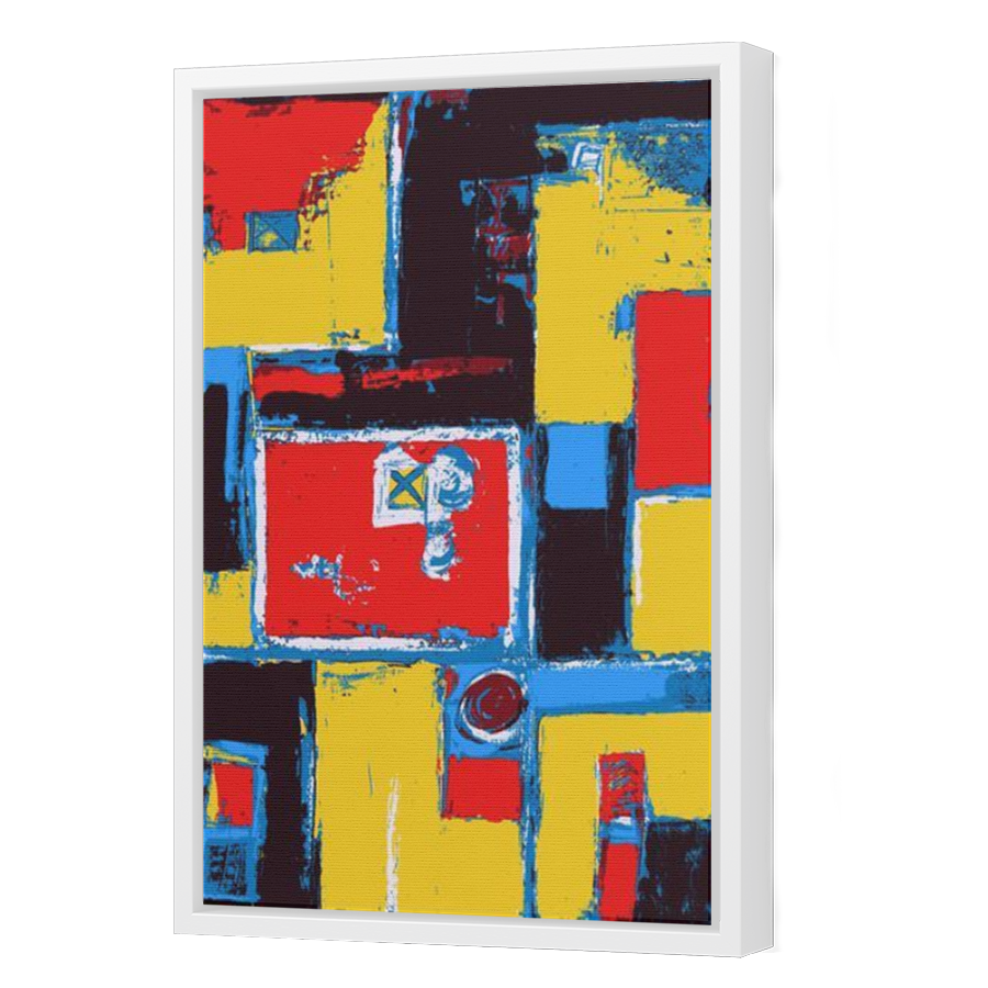 Thumbnail for Canvas - White Floating Frame