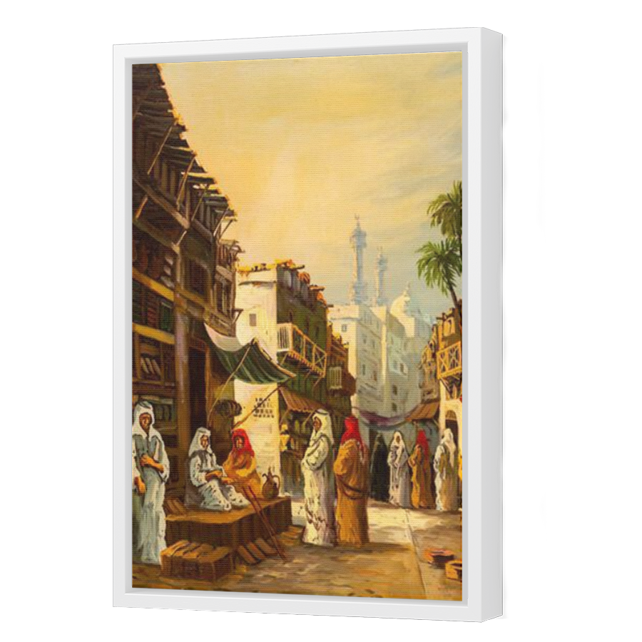 Thumbnail for Canvas - White Floating Frame