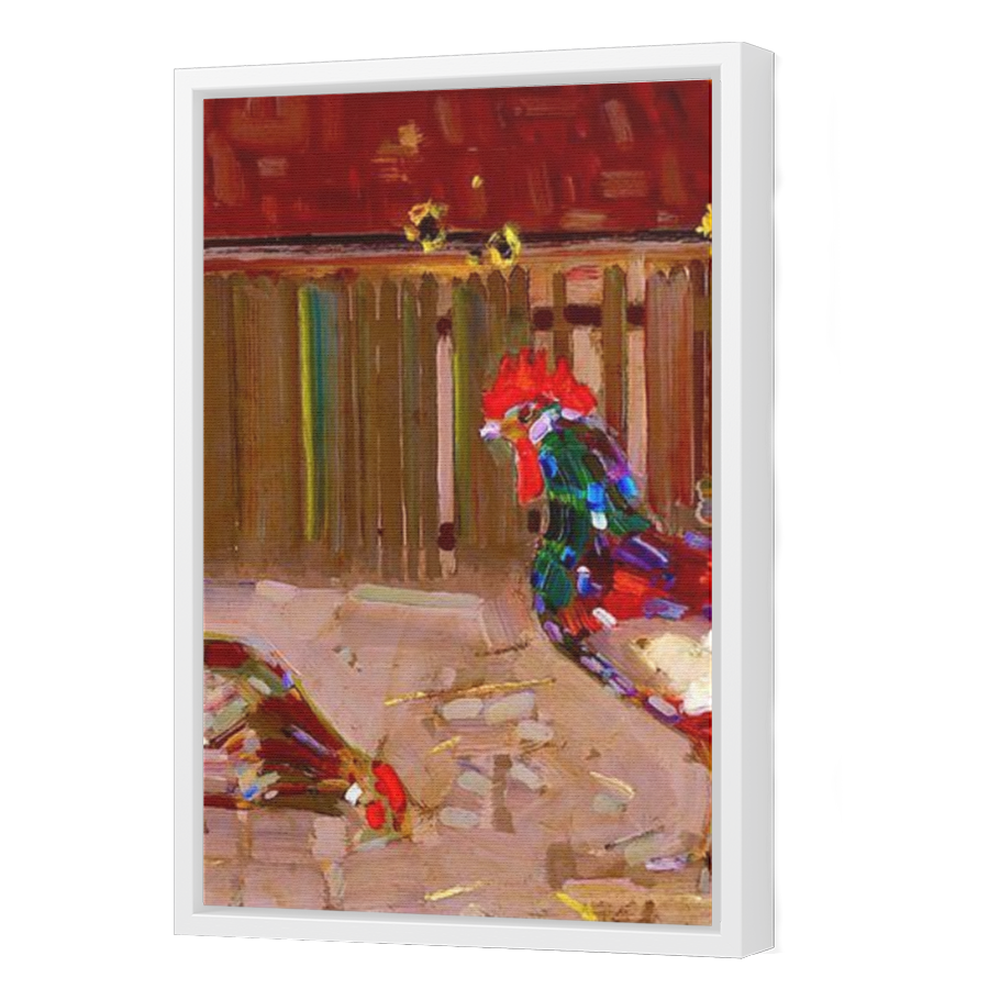 Thumbnail for Canvas - White Floating Frame