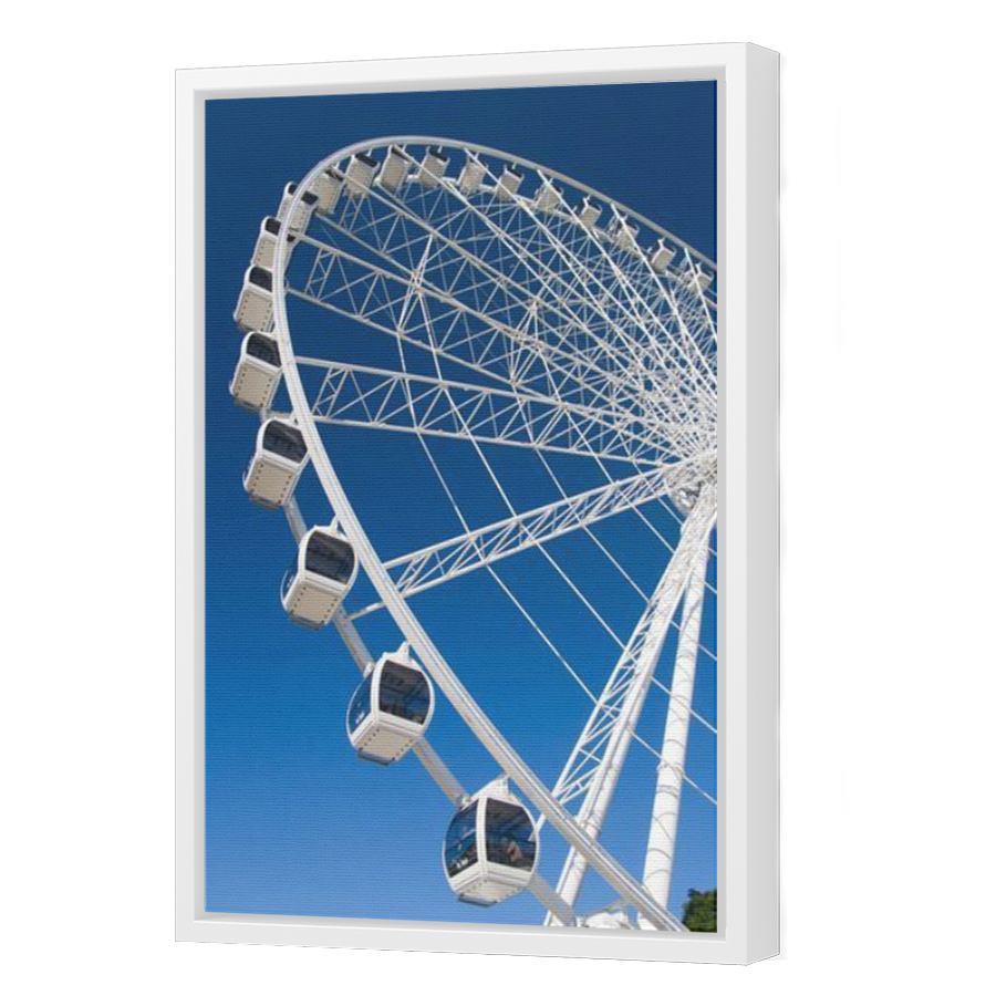 Thumbnail for Canvas - White Floating Frame