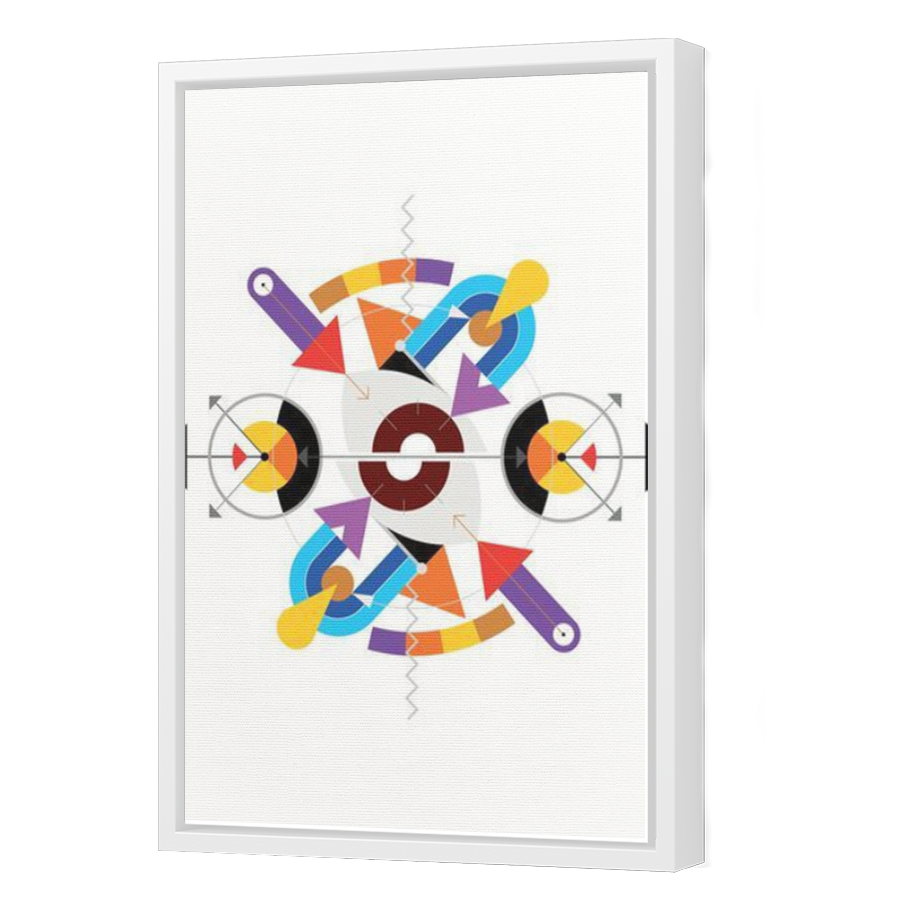 Thumbnail for Canvas - White Floating Frame