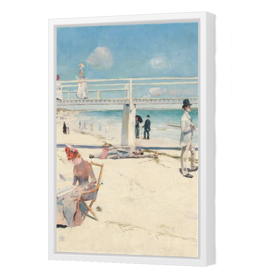 Thumbnail for Canvas - White Floating Frame