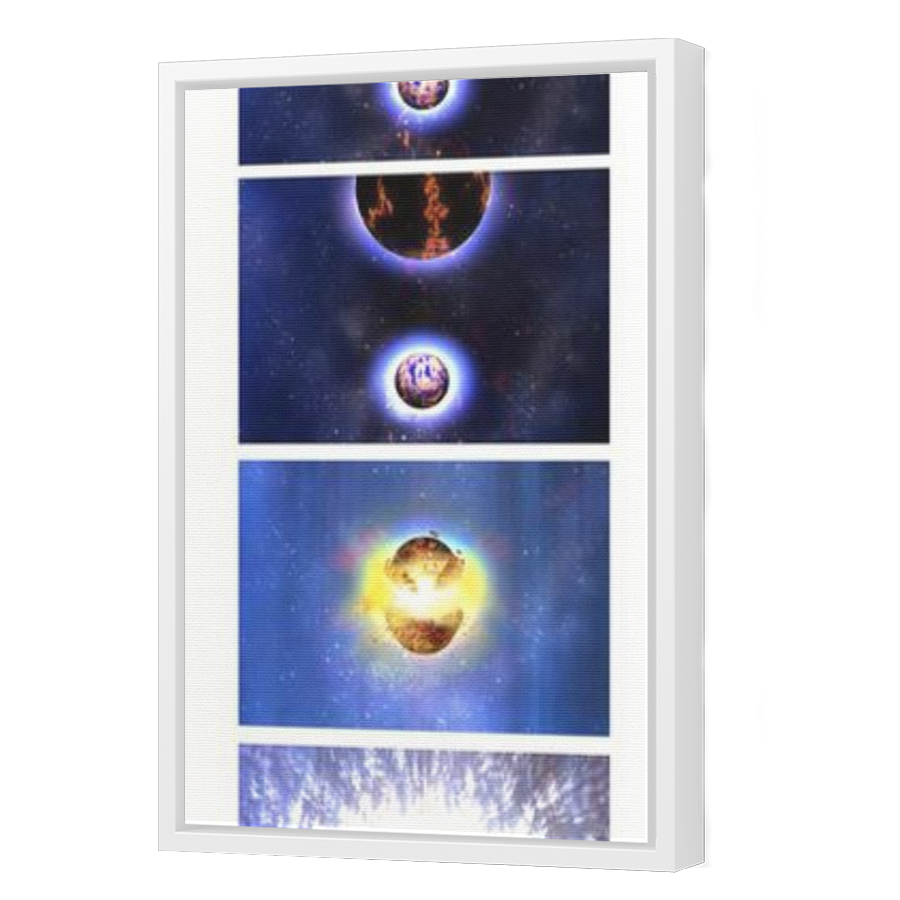 Thumbnail for Canvas - White Floating Frame