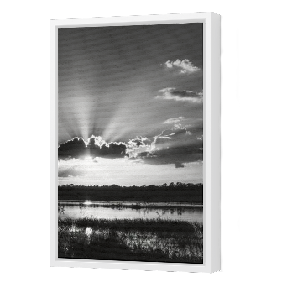 Thumbnail for Canvas - White Floating Frame