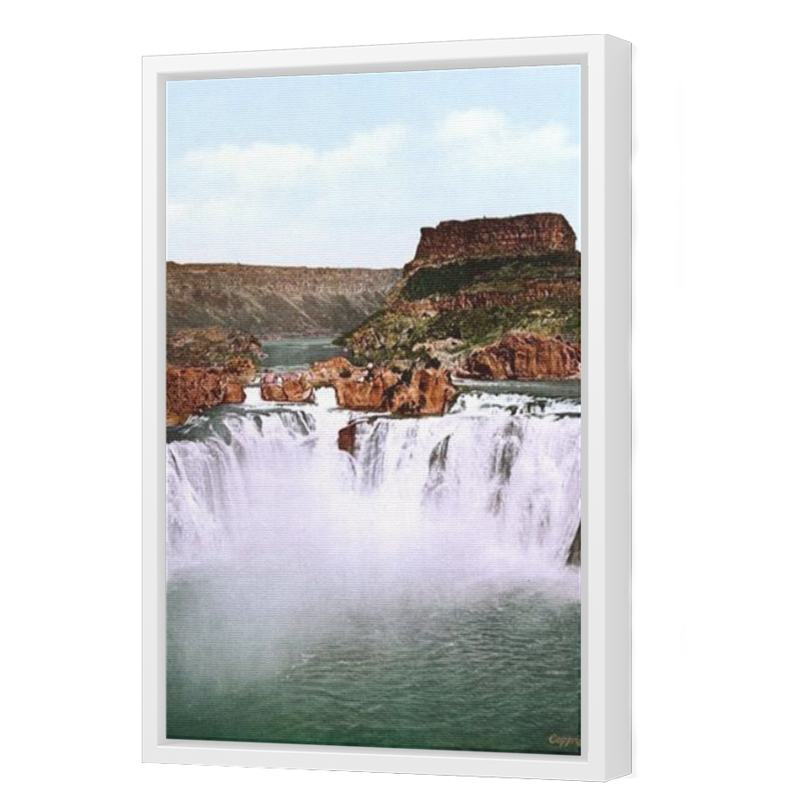 Thumbnail for Canvas - White Floating Frame