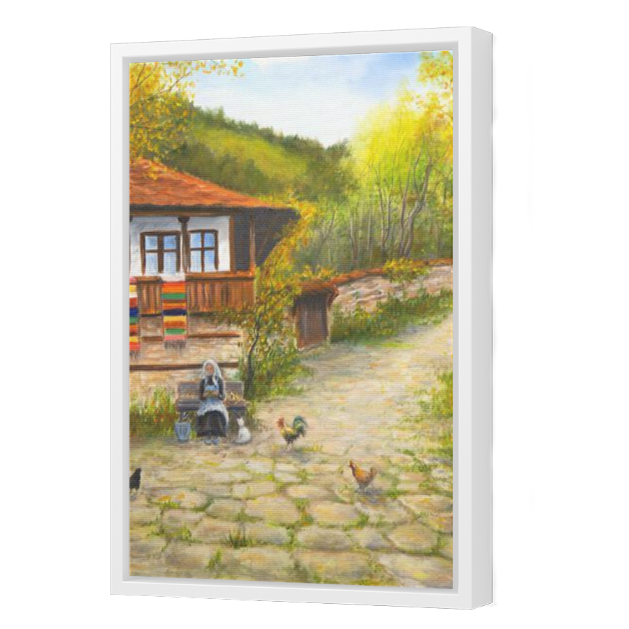 Thumbnail for Canvas - White Floating Frame