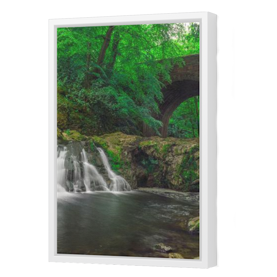 Thumbnail for Canvas - White Floating Frame