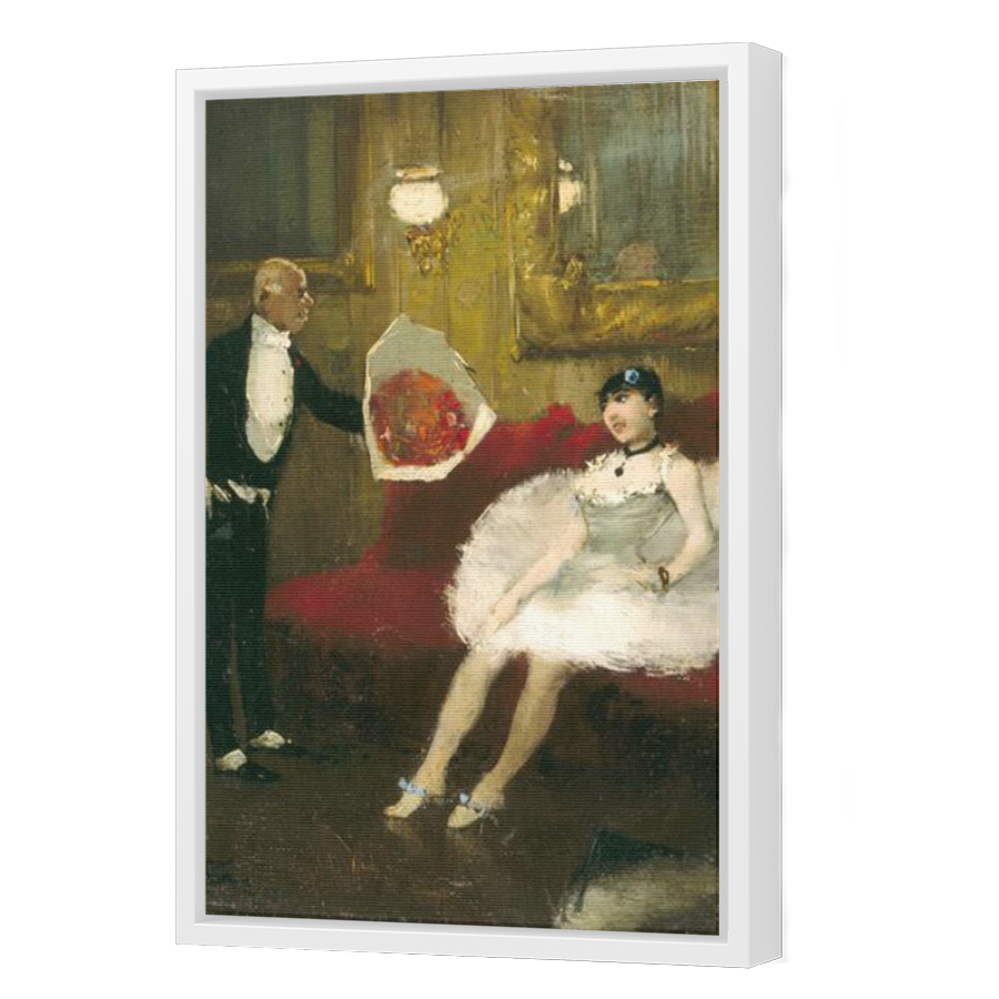 Thumbnail for Canvas - White Floating Frame