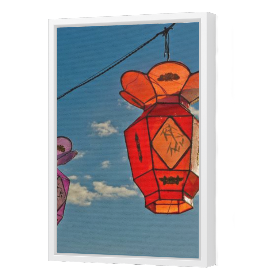 Thumbnail for Canvas - White Floating Frame