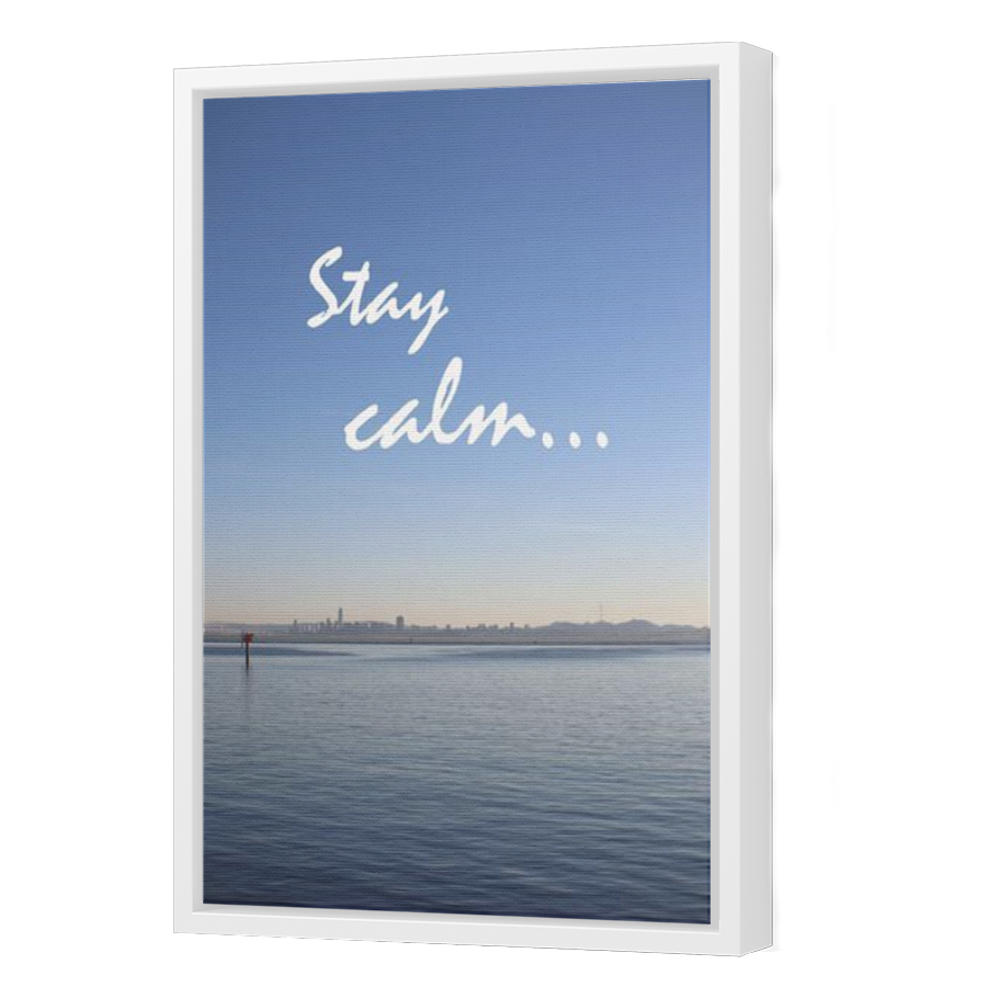 Thumbnail for Canvas - White Floating Frame