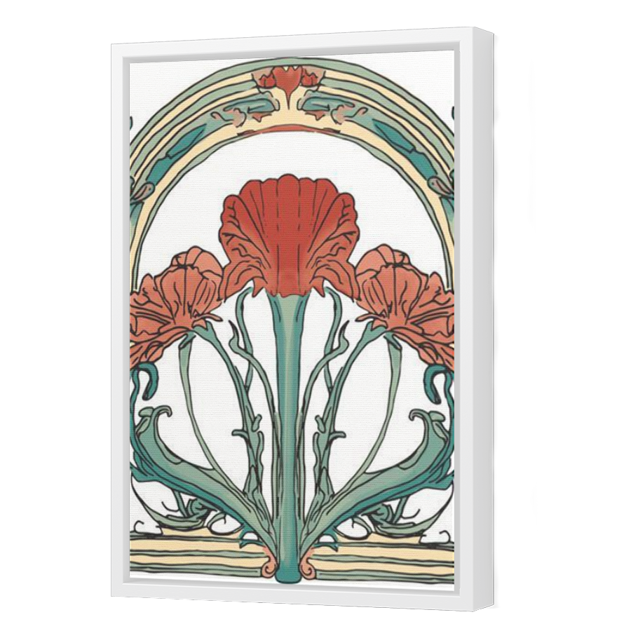 Thumbnail for Canvas - White Floating Frame
