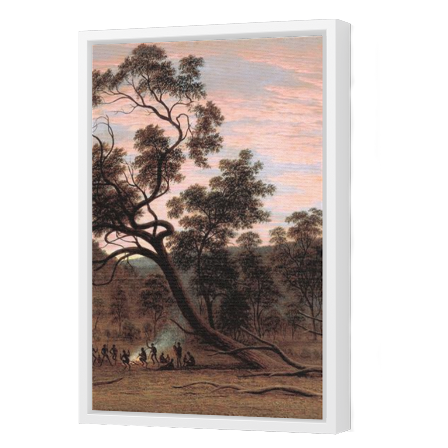 Thumbnail for Canvas - White Floating Frame