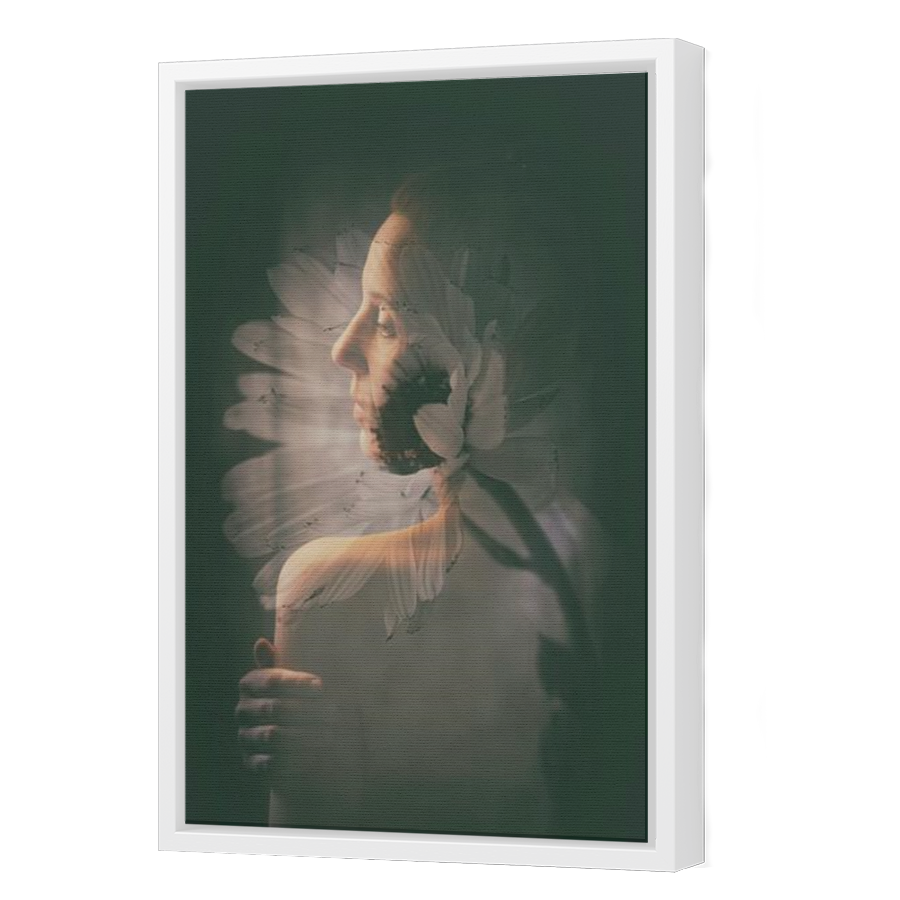 Thumbnail for Canvas - White Floating Frame