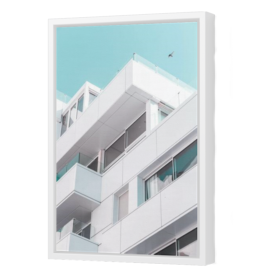 Thumbnail for Canvas - White Floating Frame