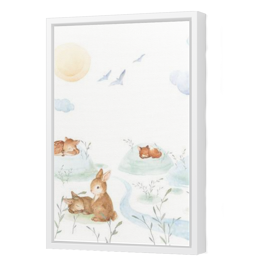 Thumbnail for Canvas - White Floating Frame