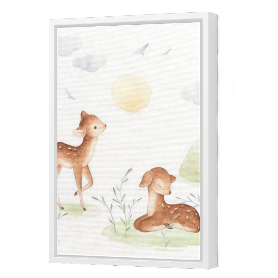 Thumbnail for Canvas - White Floating Frame